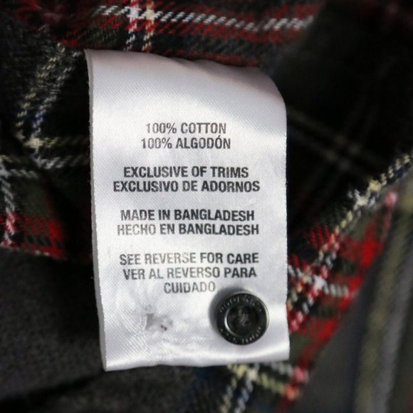 Woolrich Men's Ultimate Flannel Premium Brushed Cotton Shirt XL Red Gray Plaid - Picture 16 of 16